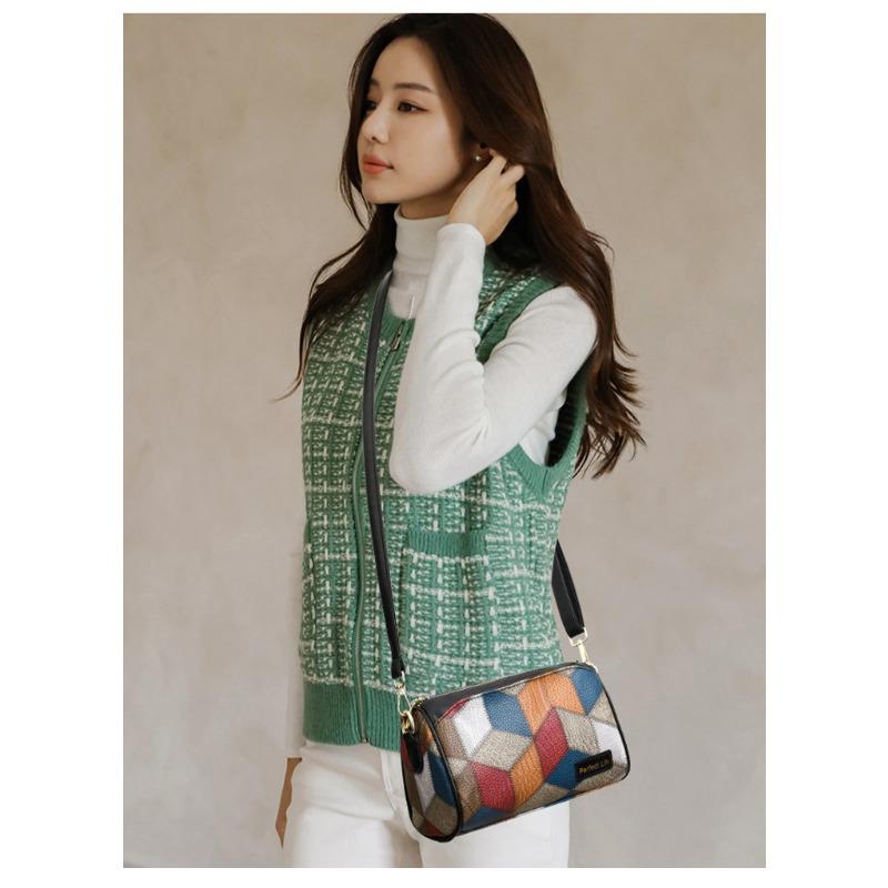 Multi Layered Commuting Shoulder Crossbody Bag