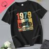 Vintage 1979 Limited Edition Cassette Tape T Shirts Summer Graphic Cotton Streetwear Short Sleeve 50 Birthday Gifts Tshirt Unisex