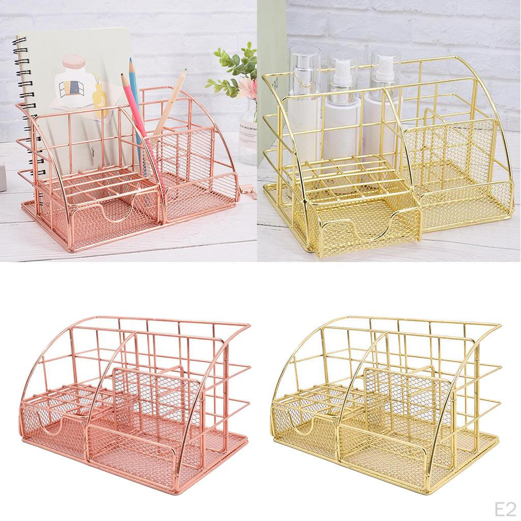 Organizer - Accessories Desk Storage for Paper and Office Supplies Decorative
