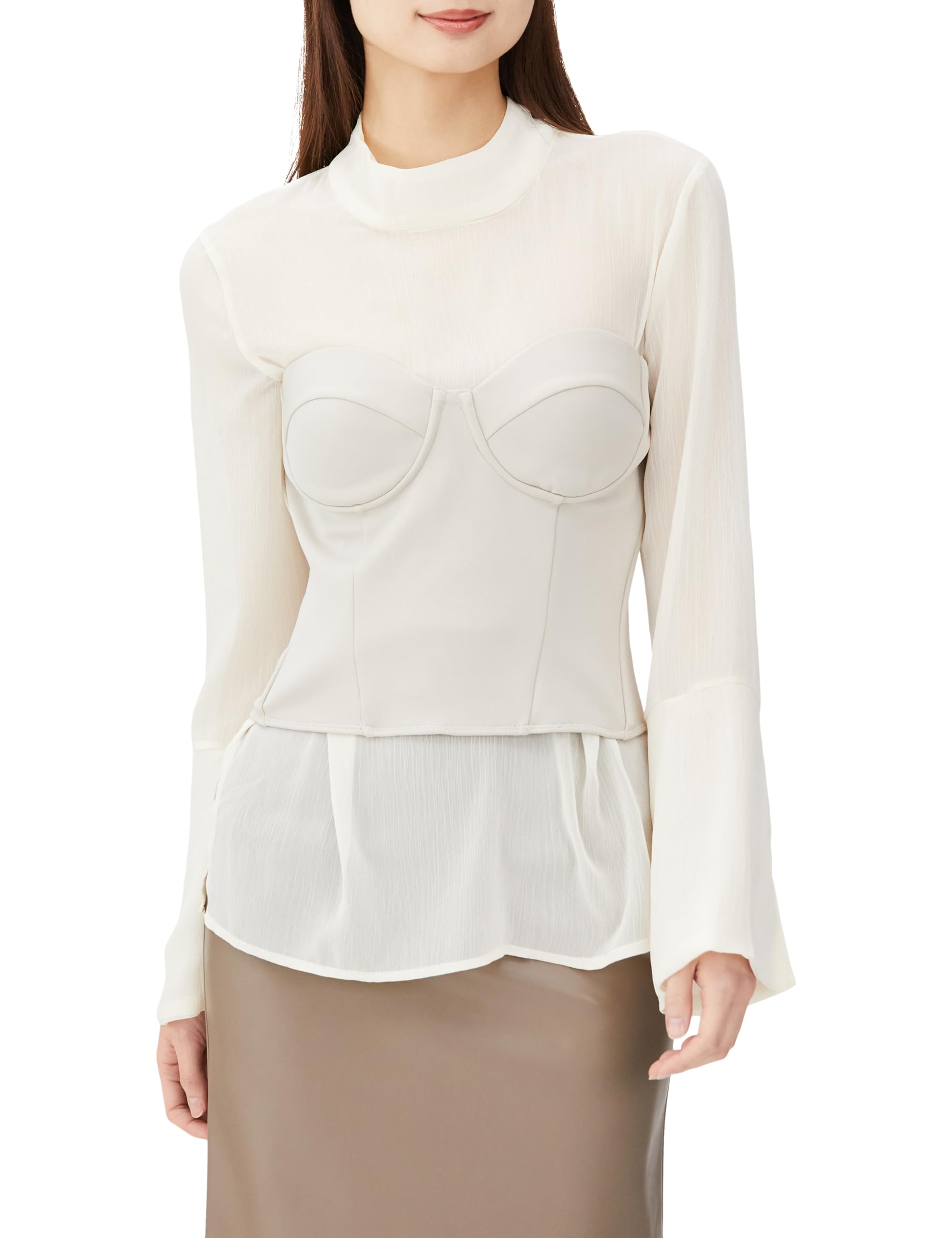 

[Double Standard Clothing] [ESSENTIAL] Cardboard Knit Bustier