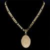 Christian Jesus Sacred Heart Medal Necklace for Men Women Stainless Steel Gold Plated Religious Necklace Jewelry Gift NZZZ141S05