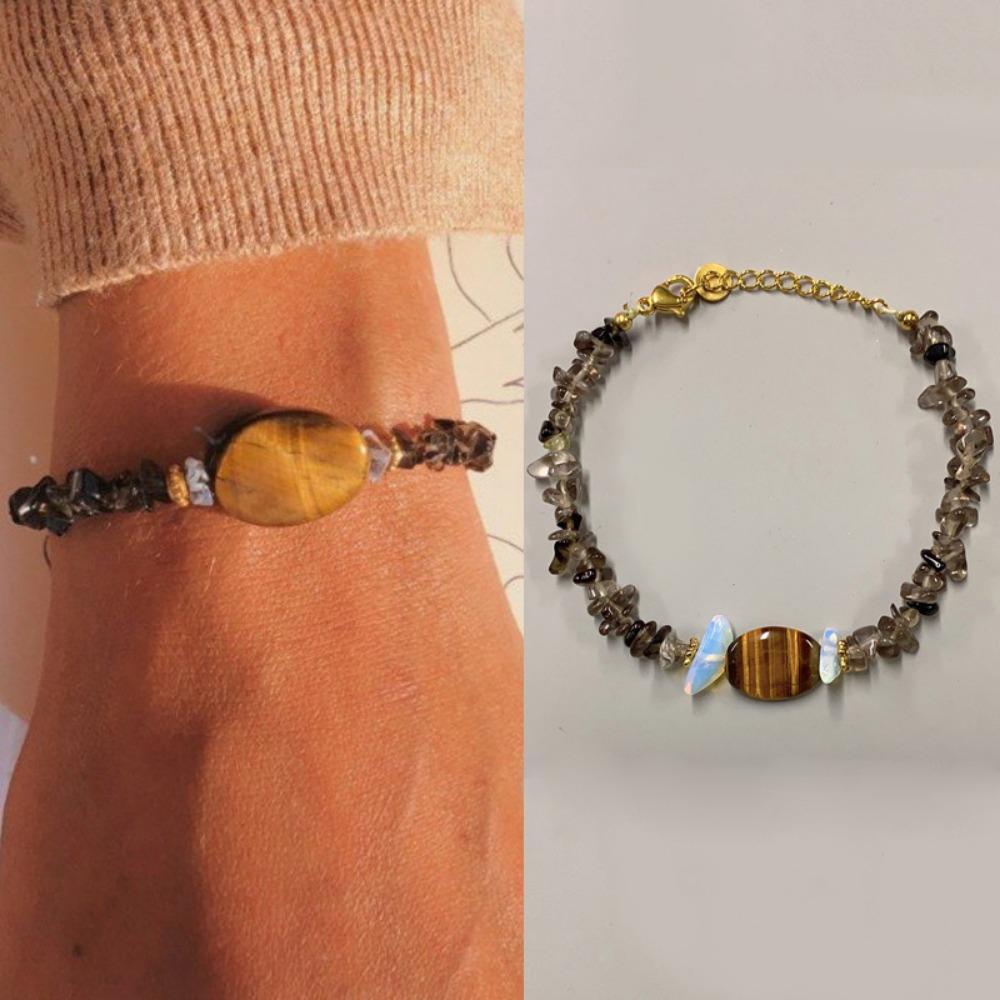 Feeling Spar Mix and Match Armband Natur Süßwasserperlen Armband Reisetrend Matching