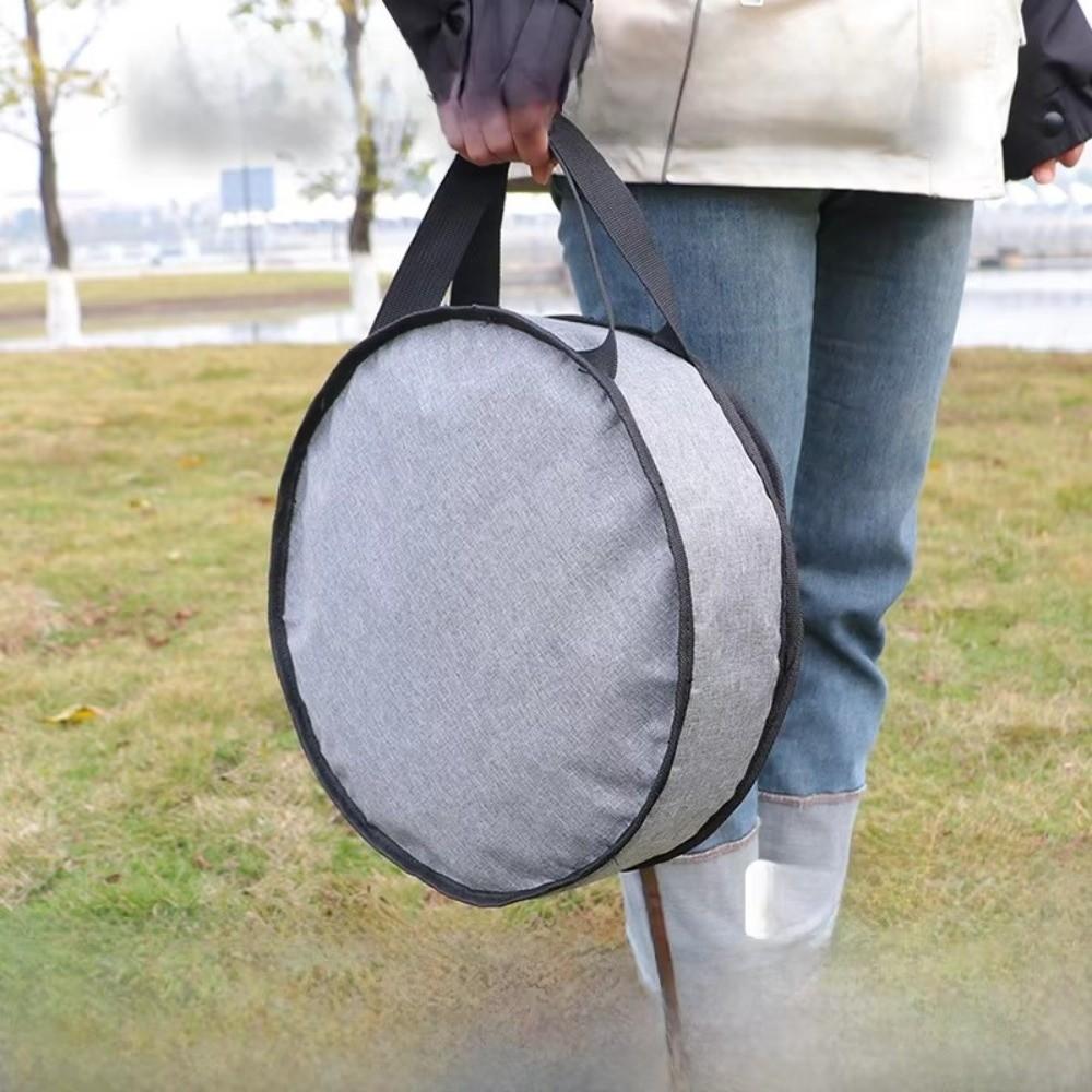 Multi-Functional Storage Bag Round Handheld Plate Bag New Household Organizer  Cam Tent