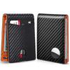 Rfid Airtag Wallets Carbon Fiber Credit Card Holder Bifold Money Bag Id Bank Cardholder Slim Air Tag Wallet for Men Carteiras