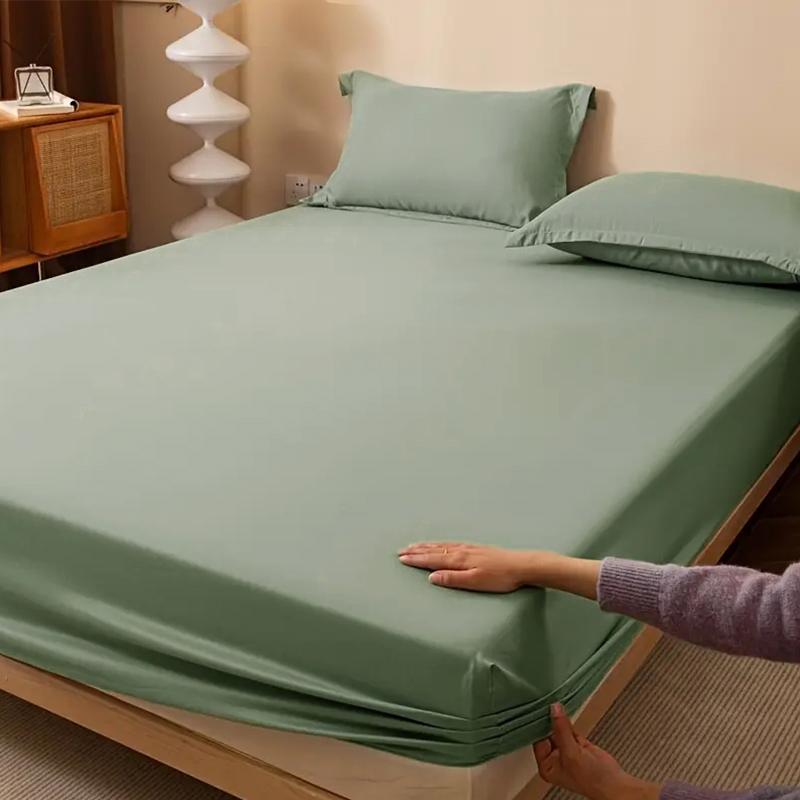 Prześcieradło z gumką Fioletowy Szary Czerwony Zielony Niebieski 160 * 200 Przyjazne dla skóry Pościel Pojedyncze prześcieradło z gumką Podwójne prześcieradło