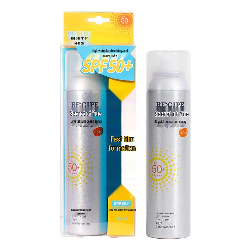 RE:CIPE Crystal Sunscreen Spray SPF50+ PA+++ 180ml