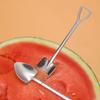 4PCS Stainless steel watermelon spoon shovel spoon household creative dessert watermelon spoon cute shovel
