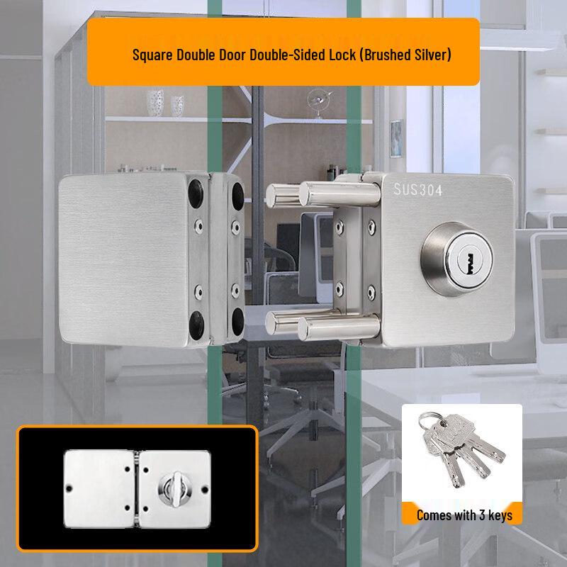 Jundingying 601 Square Glass Door Lock