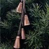 Styleonme Decorative Bells, Christmas Bells, Metal Indoor and Outdoor Blessing Bells, 4-Piece Set of Harmonious Bells, Vintage Handmade and Rustic Luc