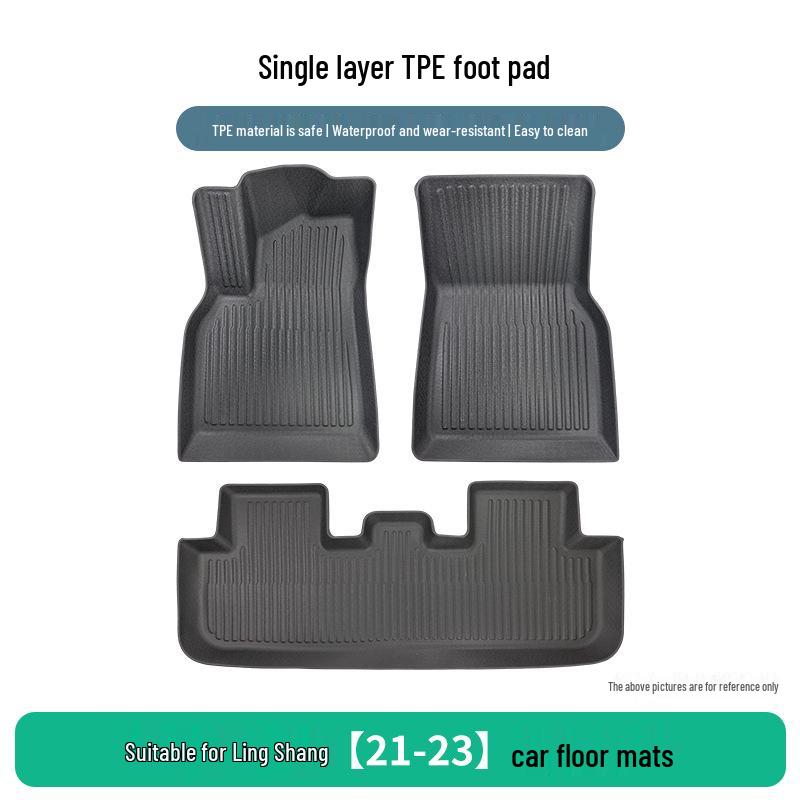Custom-Fit TPE Floor Mats for Toyota Ling Shang 21-23 Models
