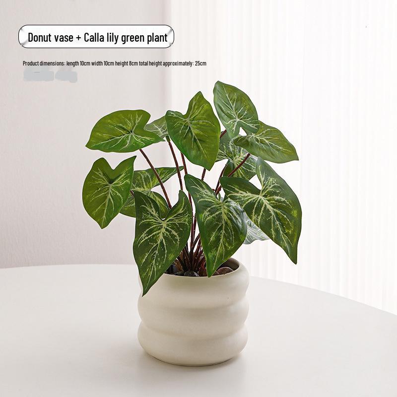 Nordic Green Artificial Potted Plant for Home or Office Decoration