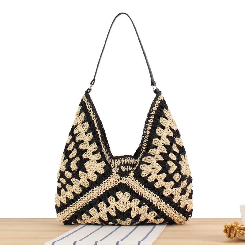 2023 Popular Versatile Large-Capacity Woven Fashion Bag for Vacation & Commute