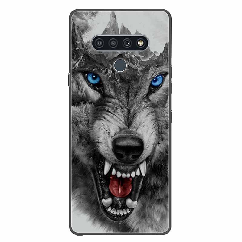 For LG K41s K51s Case Silicone Soft Fashion Animal Back Cover for LG Q70 Q60 Case Protector On for LGQ60 K 51S Cartoon Phone Bag