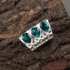 Apatite Gemstone 925 Sterling Silver Jewelry Handcrafted Statement Ring For Her RR-20-4