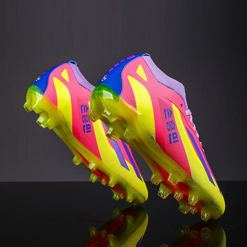 

2025 football shoes men s shoes long nails new training artificial grass adult spot broken nails excellent large size children 36