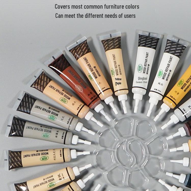 Wood Repair Paste and Paint Pen for Furniture and Floors - Water-Based Maintenance