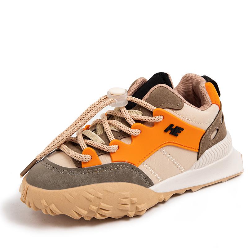 

Детская спортивная обувь Весна Мальчики Дышащая сетчатая поверхность Легкая повседневная обувь Девочки Папины туфли 36