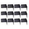 P Gola Hardware Raft  Clips Black Galvanized Steel   Clips with Screws for Wood Timb  Beam Ceiling Joist