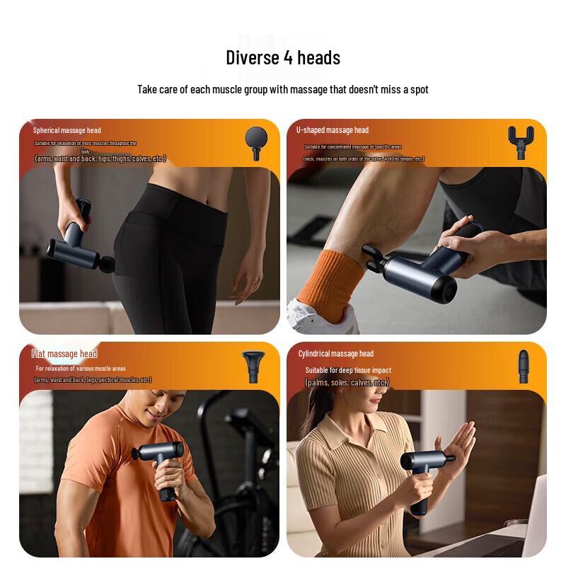 Philips PPM7304 Handheld Percussion Massage Gun CN Plug (adapter Included)