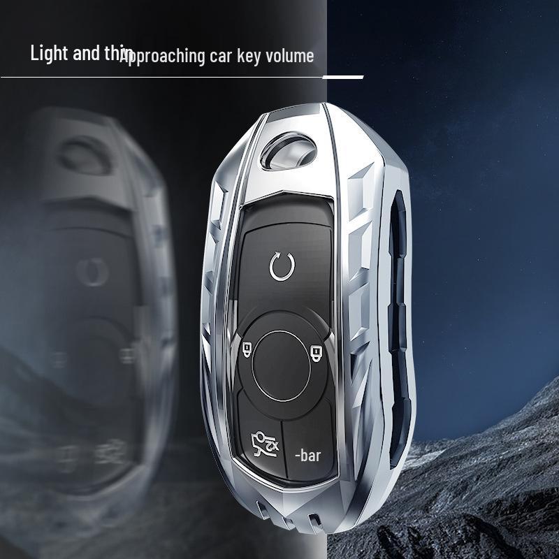Macho Style Metal Key Cover for Buick Envision, GL6, Verano, GL8, Encore, Regal, and LaCrosse