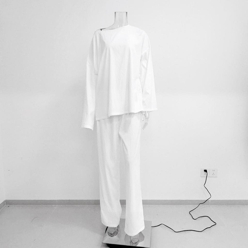 Plus Size French Chic Loose Homewear Set for Women