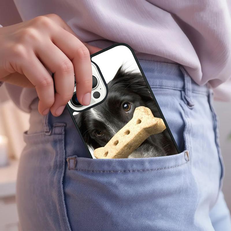 Cute Dog Phone Case For iPhone 17 Air 15 16e 14 13 Pro Max Coque 12 11 Pro Max PLUS Cover