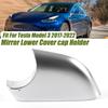 Chrome For 2017-2022 Tesla Model 3 Left Side Rearview Mirror Cover Lower Cap US