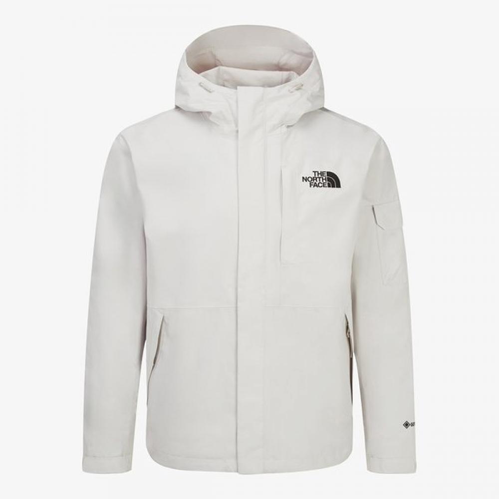 

The North Face Men S Gore Tex Hike Jacket White Sand Nj2gr55b WHITE SAND/090
