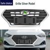 Fits 2017-2020 Hyundai Elantra Grille High/Low Trim Mesh Front Bumper Ventilation.