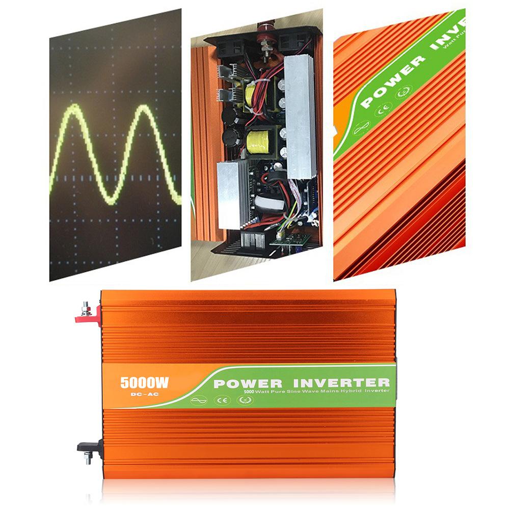 5000W High Frequency Pure Sine Wave Power Inverter Car Solar Inverter Output Voltage 220V