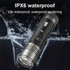 Powerful Flashlight 200W LED Torch High Lumen 1000000LM Lamp Dimmable Flash Light Waterproof Torch Light Rechargeable Lantern
