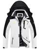 TACVASEN Outdoor Shell Winter Mountain Outdoor Cold Weather XL Women's Jacket, Water-Repellent, Parka, Sweat-Wicking, Hooded, Wear, Coat, Black,