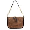 Ielgy Large-Capacity Bag Contrast Color Shoulder Messenger Bag Retro High-End Ladies Pillow Bag