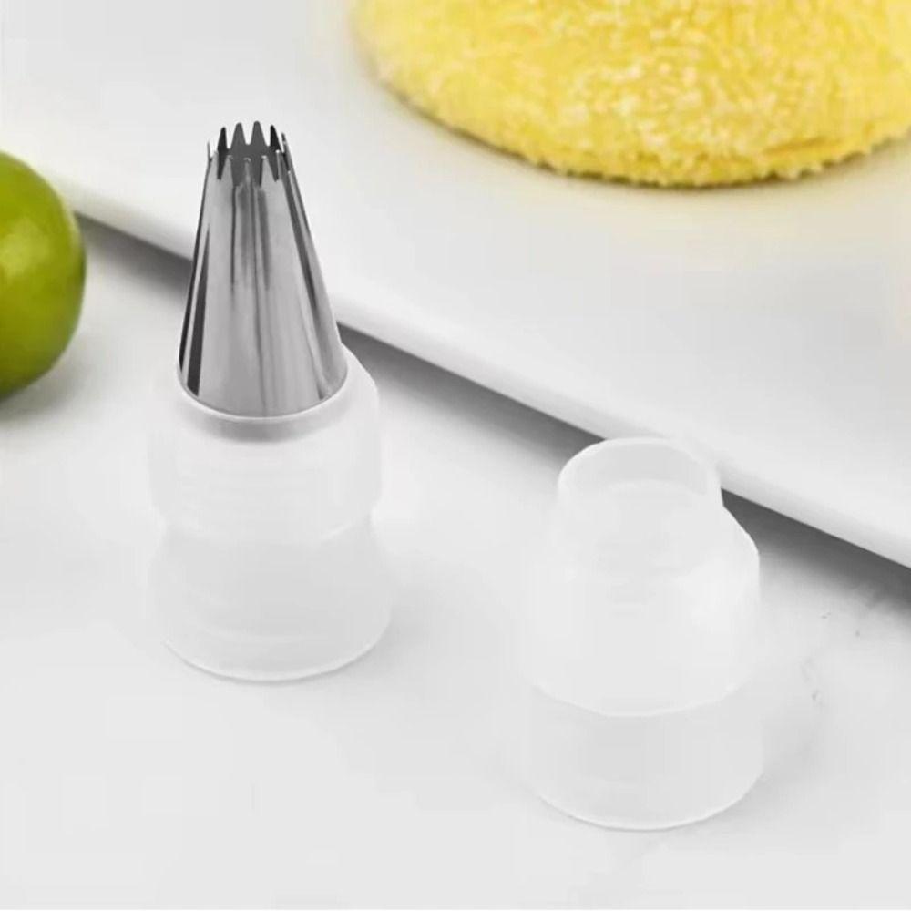 Edelstahl Sahnetüllen Kuchen Dekoration Backwerkzeug Langlebige Kuchen Dekorationstülle