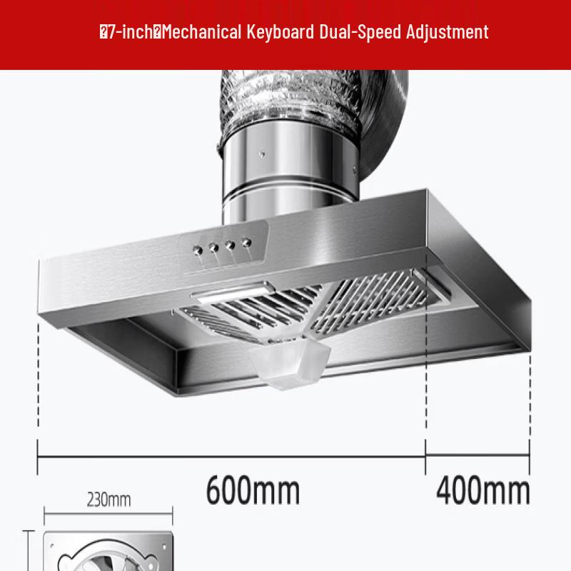 OLOEY 7-inch Ductless Exhaust Fan with LED Light