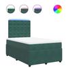 Maison Exclusive - Sommier à lattes de lit et matelas Vert foncé 120x200cm Velours
