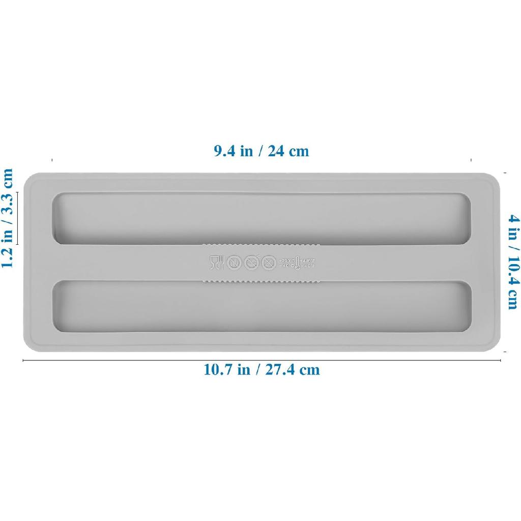 Kichvoe Toaster Cover: Silicone Toaster Lid 10.7 * 4inch 2 Slice Bread Machine Dust Cover for Kitchen