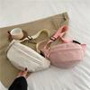 1 Pcs Korean Version Simple Nylon Fabric Personalized Casual Mobile Phone Waist Bag Single Shoulder Crossbody Sports Chest Bag