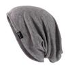 Oversized Wool Blend Micro Weight Extra Large Head Beanie Hat for Men Gray [TOP-EX] All-Day-Season Women, Skin-Friendly,