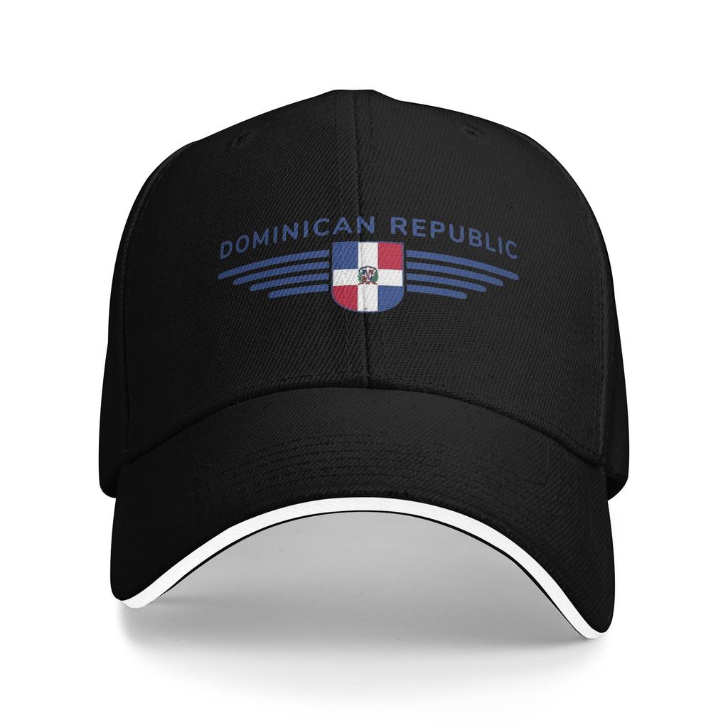 DR Dominican Republic Golf Hat Outfits Classic Snapback Hat For Unisex Women Golf Headewear Adjustable Fit