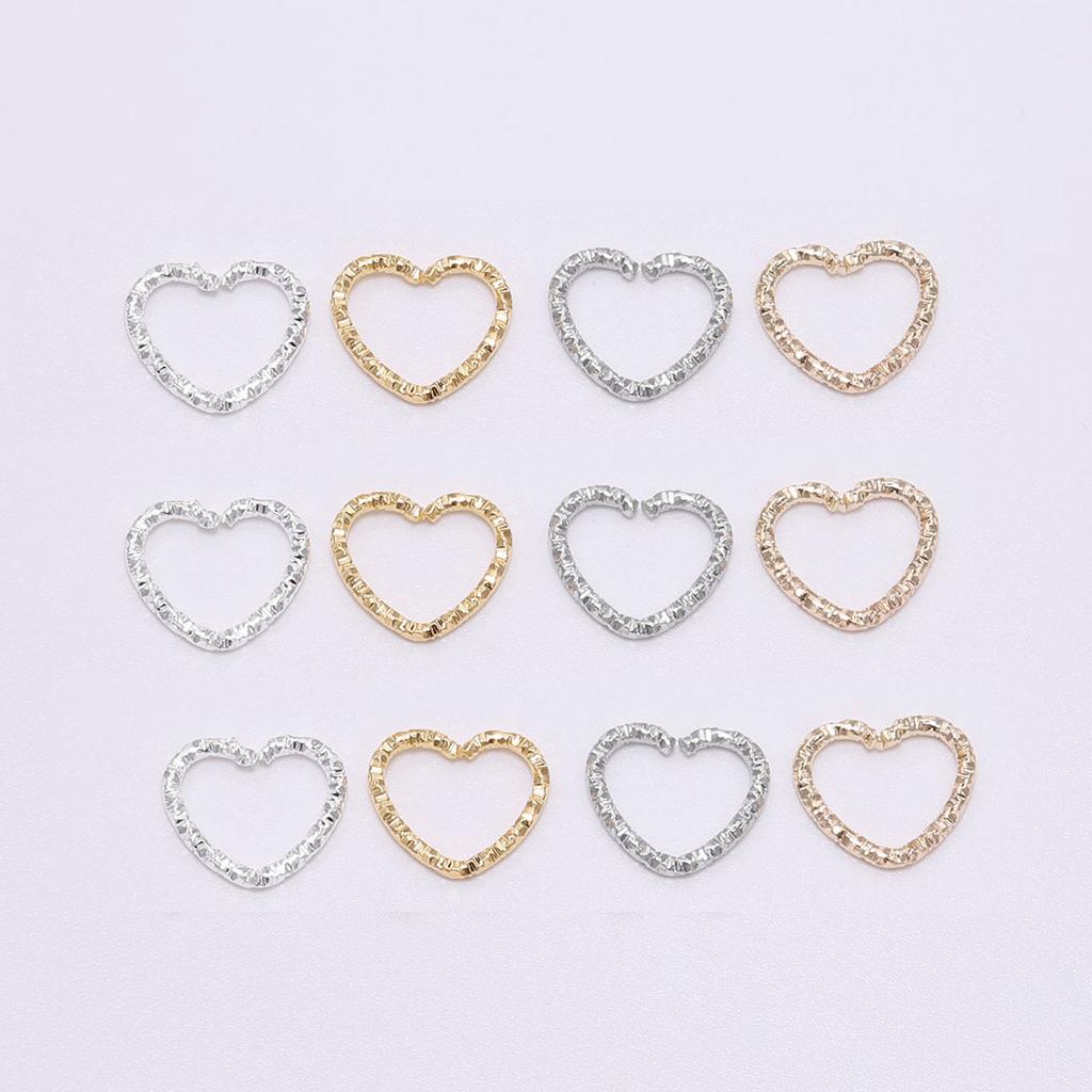 30-100 Stück/Los 8-20 mm Goldene Biegeringe Runde Gedrehte Sprengringe Verbinder Für DIY Schmuckzubehör Herstellungsbedarf