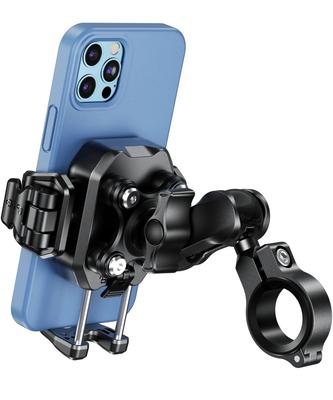 Suporte de Ar Integrado para Smartphone de Motocicleta Kaedear com Vibração Compacto Ajustável Botão Lateral Segurança Suporte de Ar Rápido Suporte, Absorção, Design,