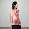 SOFSIL 2026 Frühling Damen 100% Seide Bedruckte Kurze Jacke