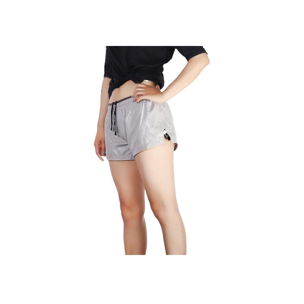 Nike Logo Print Quick-Dry Casual Shorts Women Shorts Silver AR2026-095