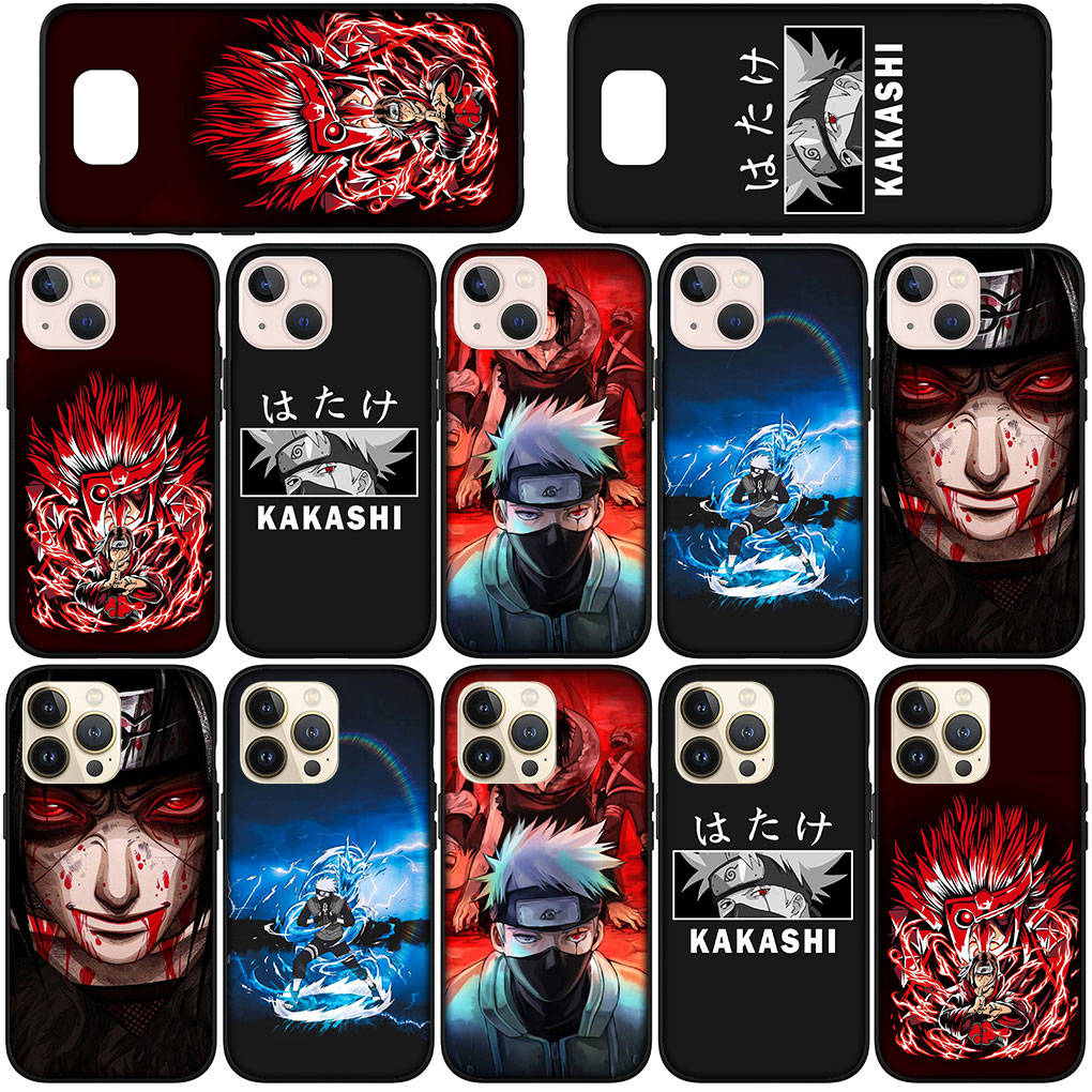 Phone Case for Samsung Galaxy S25 S24 S23 iPhone 16 15 Redmi Note 14 13 12 16E 8 X 11 Pro Max XR OPPO Moto Huawei Kakashi Akatsuki Naruto Itachi Cover