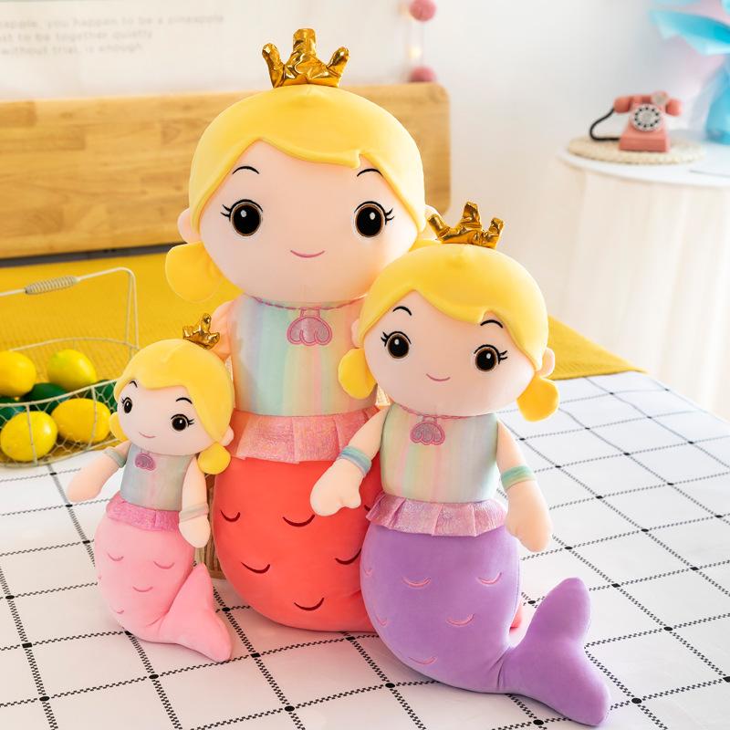 Mermaid Pillow Doll Cute Plush Toy Princess Children Girl Doll Dolls for Girls