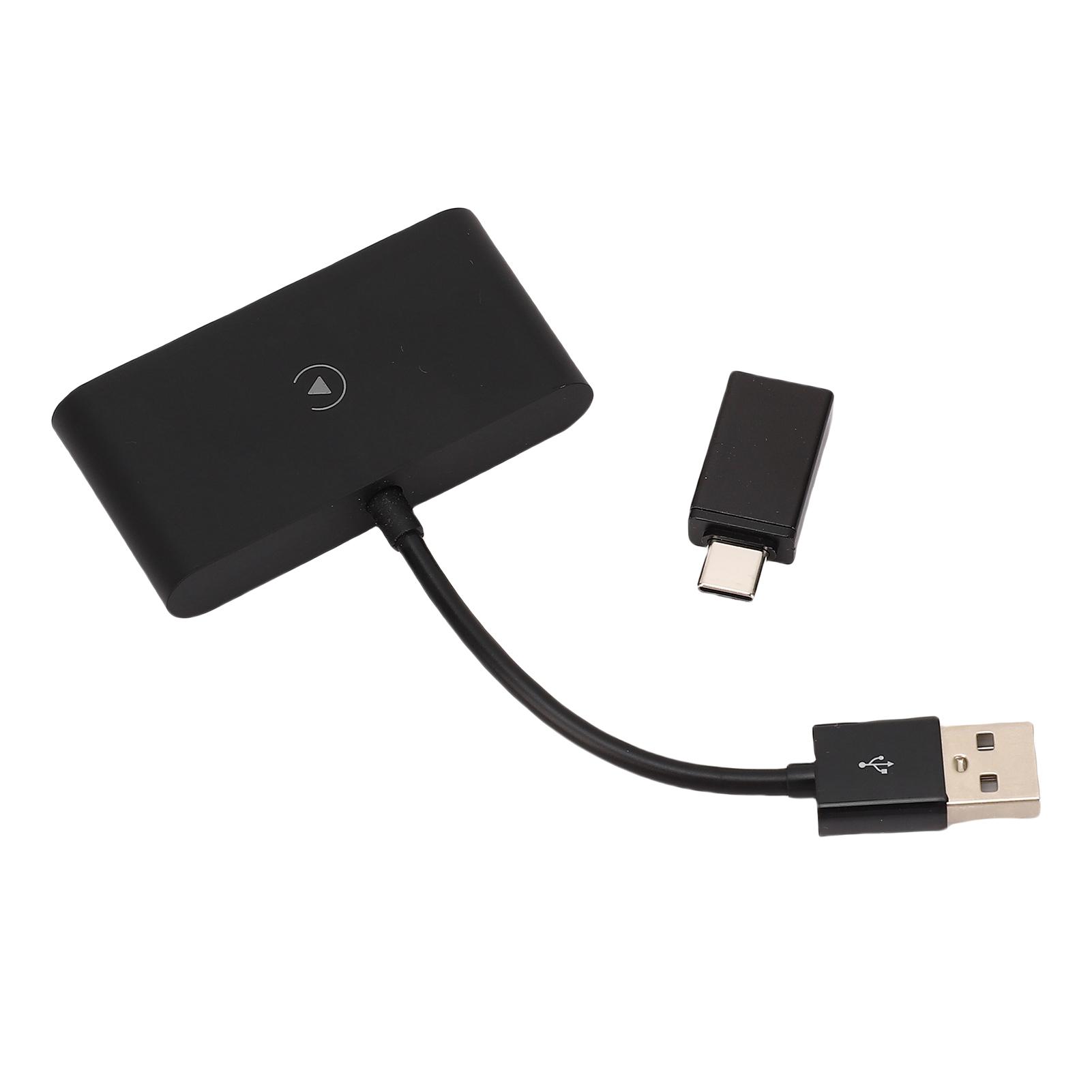 

Беспроводной адаптер с поддержкой системы CarPlay, USB, Plug and Play, передача данных 5 ГГц, проводной на беспроводной