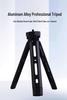 Adjustable Aluminum Camera Tripod: Four-Stage Portable Desktop & Mobile Phone Holder
