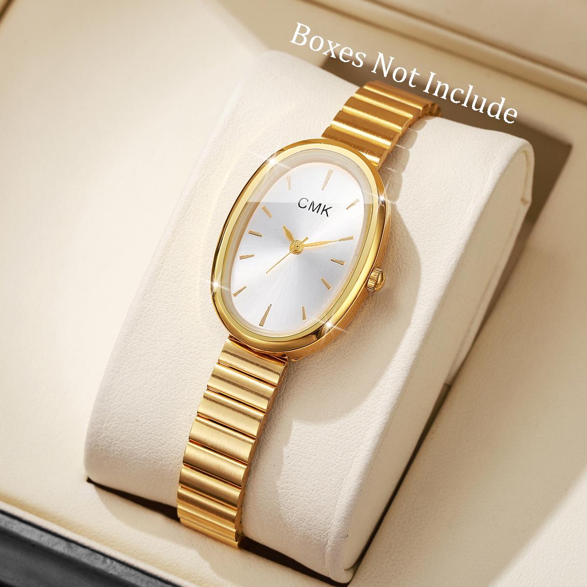

Fashion Oval Dial Women Watches Ultra-thin Strap Analog Quartz Wristwatch Girls Clock Reloj Mujer