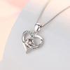 Love Heart Necklace for Women, Fashionable Temperament, Peach Heart Pendant, Collarbone Chain, Neck Chain